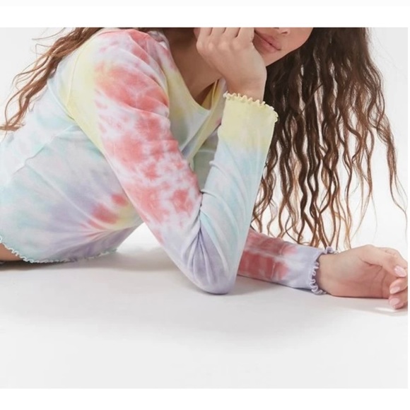 Truly Madly Deeply Tie Dye Baby Tee - Picture 6 of 6